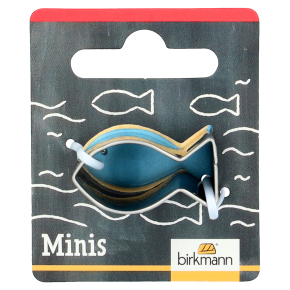 Birkmann - Mini-Ausstechform-Fisch-Edelstahl-3-cm - 152595