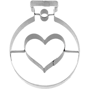 Birkmann - Ausstechform-Christbaumkugel-mit-Herz - 189591