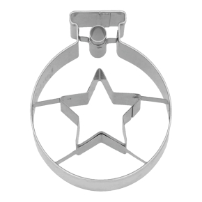 Birkmann - Ausstechform-Christbaumkugel-mit-Stern - 189607