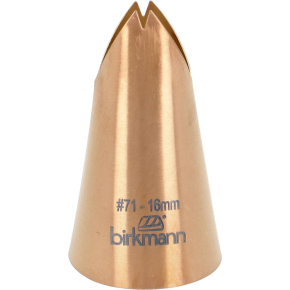 Birkmann - Blatttuelle-Nr.-71-16-mm-│-kupferfarben - 409125