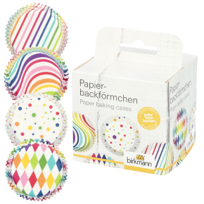 Birkmann - Papierbackfoermchen-Regenbogen-100-Stueck - 444775