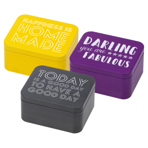 Birkmann - Geschenkboxen-3er-Set-Colour - 610033