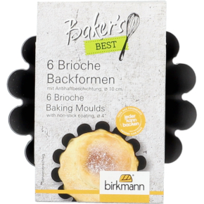 Birkmann - Briocheformen-10-cm-6-Stueck-Bakers - 886636